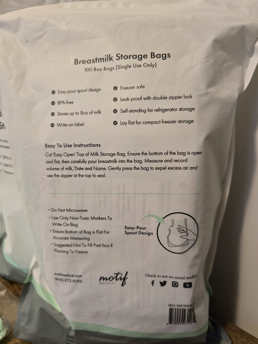 Motif Milk Storage - Picture 3 of 4